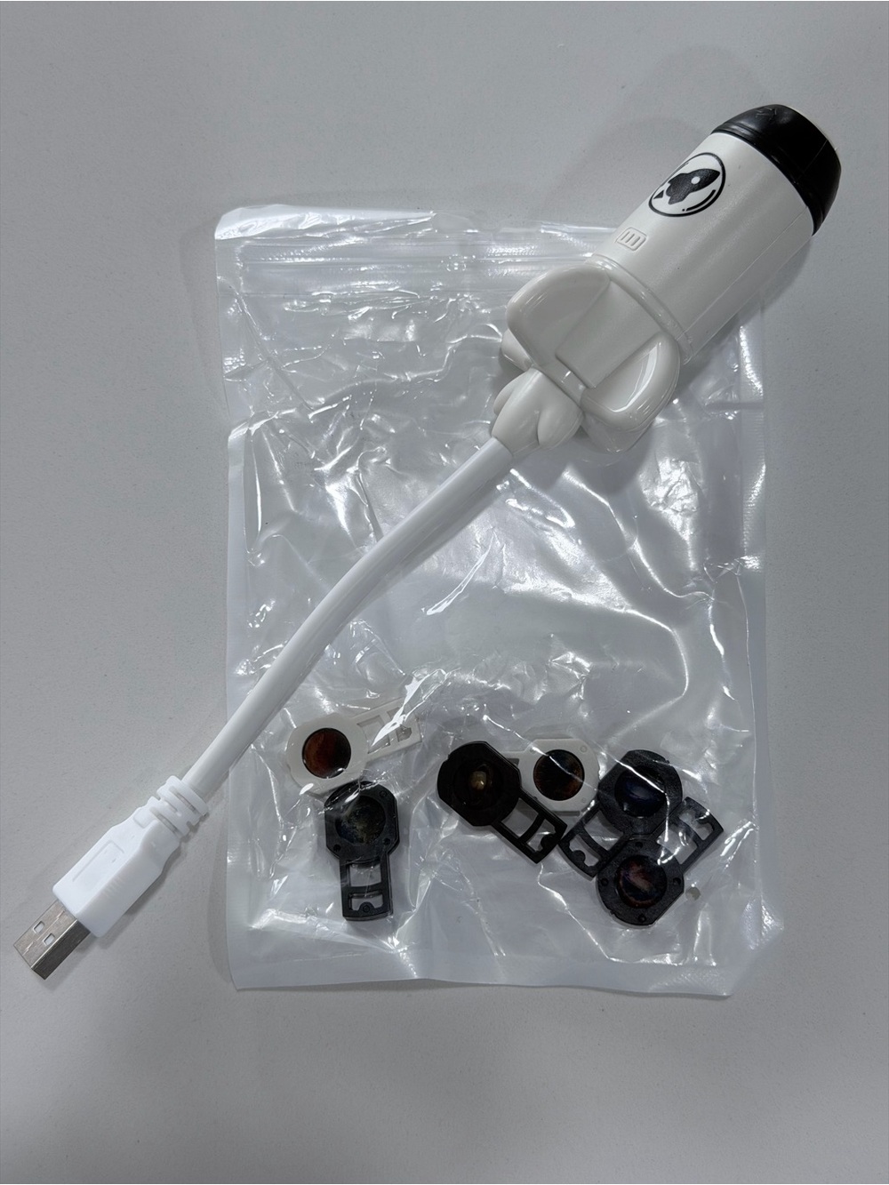 Mini Rocket-Shaped Starry Sky Atmosphere Projector Lamp